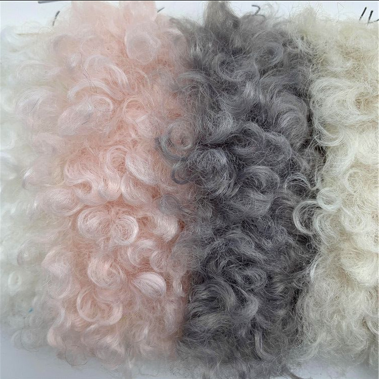 现货 中羊卷 羊卷绒 大羊圈绒 卷毛绒布料 秋冬服装卷曲绒面料