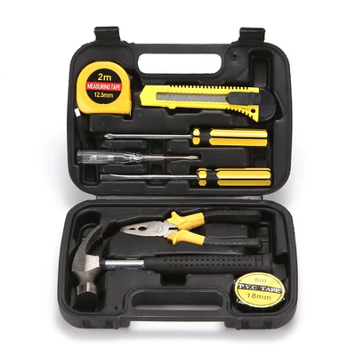 Upgraded 9-piece Home Hardware Repair kit - ordinary-black-box-set-of-9-8009g-1