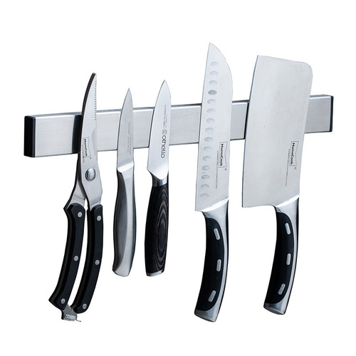 Magnet knife holder magnetic kitchen knife holder iron-absorbing stone wall-mounted punch-free kitchen magnetic magnetic knife storage rack