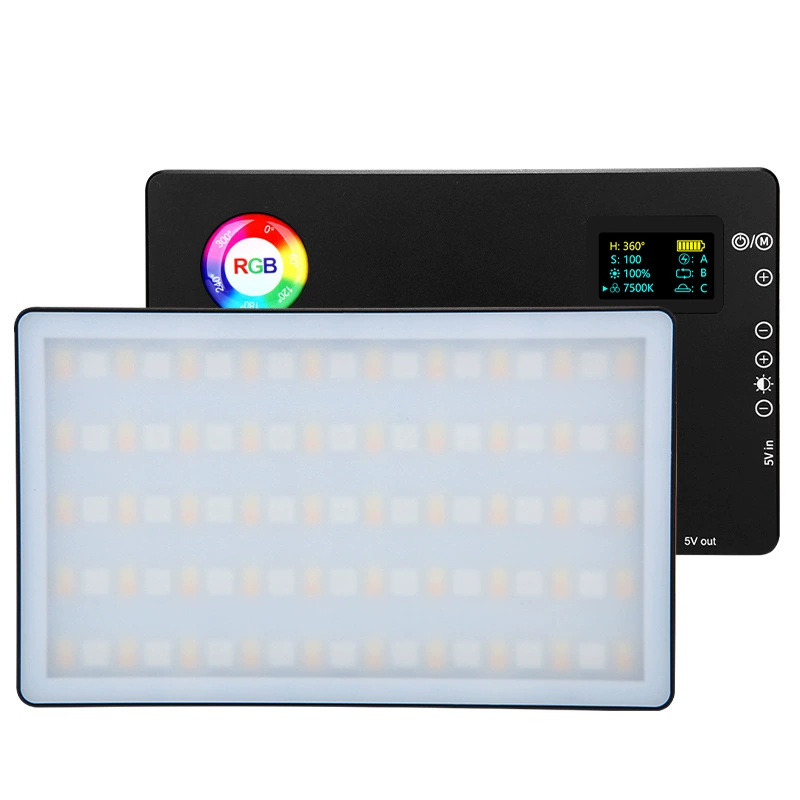 LED-подсветка RGB карманная N160 N126, полноцветная + двухцветная температура, портативная лампа для фотосъемки