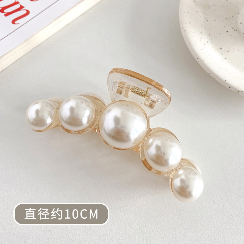 Accesorios para el cabello de Corea del Sur horquilla de acrílico de las mujeres de nuevo cuchara simple grande updo clip de pelo tocado