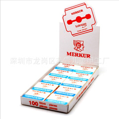 美甲工具人頭刀片去死皮刨刀刮腳刀片刮鬍須刀片美甲刀片100片/盒