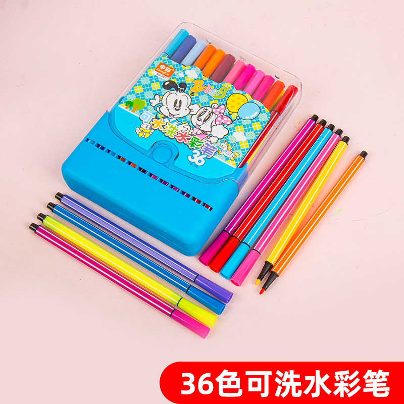 987 lavado acuarela pluma traje barril acuarela pluma al por mayor de los niños pintura arte pintura materiales multi-color herramientas de graffiti