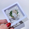 Sophisticated small brooch, protective underware from pearl, high-end mountain tea lapel pin, Birthday gift
