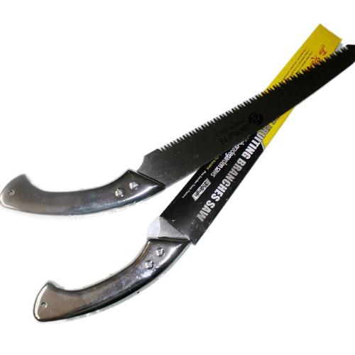 Hardware garden agricultural tools 350# electroplated three-sided grinding head steel handle hand saw bent handle saw iron saw branch saw blade saw