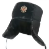 Black cloth black hair+double -headed eagle badge