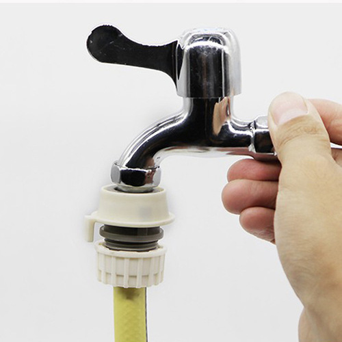 Car wash water pipe joint engineering plastic snap-on accessories household washing machine faucet 4-point water pipe quick-connect conversion