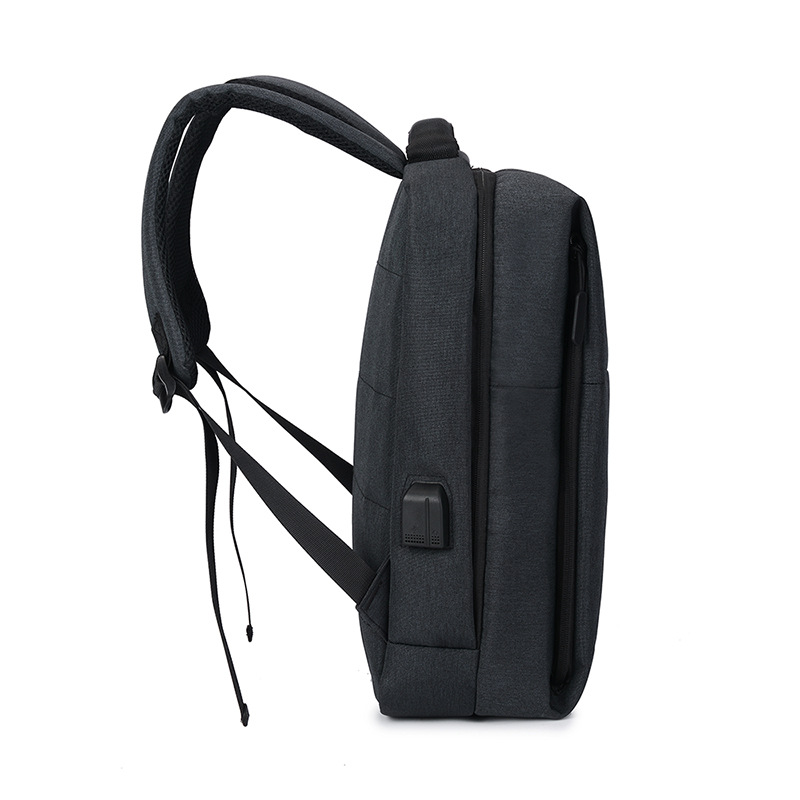 Venta al por mayor 2020 nueva mochila de computadora de tela Oxford carga USB mochila de computadora de negocios se puede imprimir LOGO