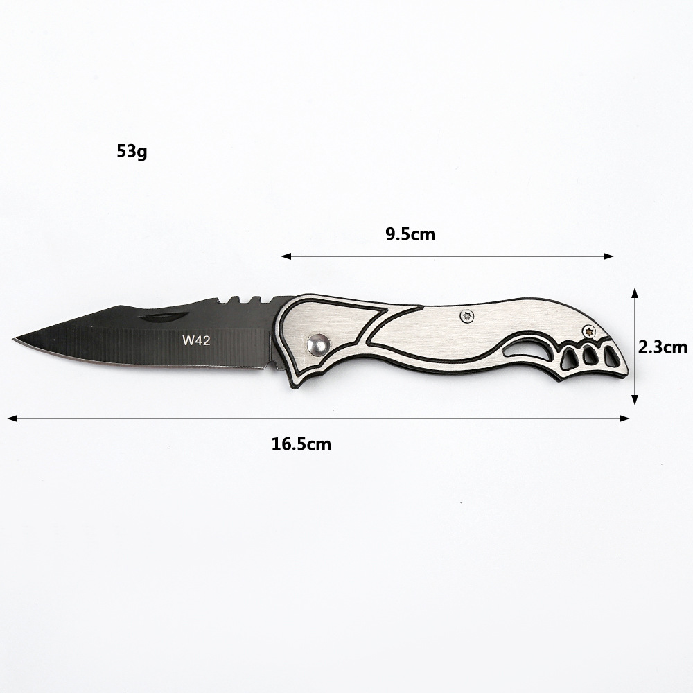 户外刀折叠刀随身刀防身刀锋利军刀野营刀便携小刀不锈钢水果刀具