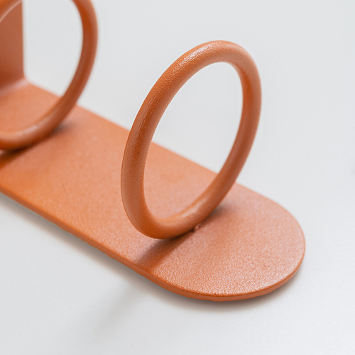 Iron electric wall-mounted punch-free toothbrush holder wall-mounted wall-mounted storage rack bathroom toothbrush holder