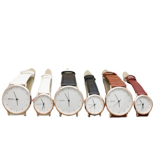 Manufacturer wholesale Japanese and Korean simple thin couple's watch Taobao men's and women's watch fashion trend belt quartz watch