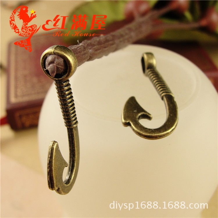 A3952古青1.8克 手工DIY饰品 饰品挂钩 收纳钩 60个/包