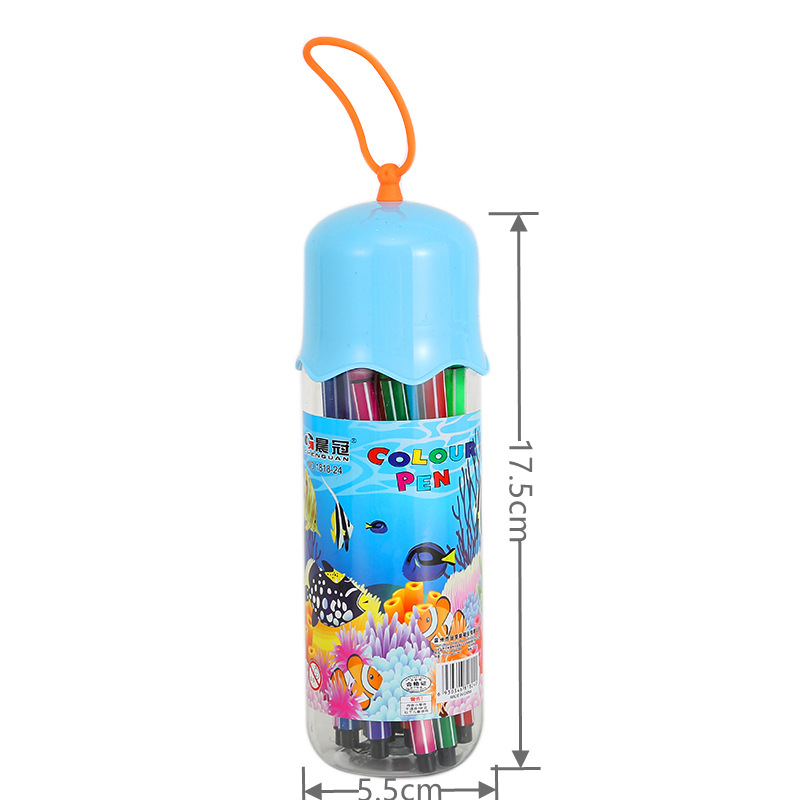 Fabricante de 12 Colores para niños suministros de arte creativo color pintura pincel papelería Premio color pluma acuarela pluma al por mayor