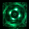 8cm-big 4P transparent green light (300 settings)