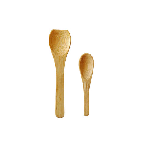 Japanese-style wooden spoon wholesale mini wooden spoons, unpainted eco-friendly bamboo spoons, small medicine spoons, honey spoons, soup spoons, can be printed with LOGO