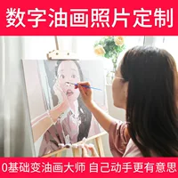 Цифровая фото живопись, масляная краска, ручная работа, индивидуальный заказ,