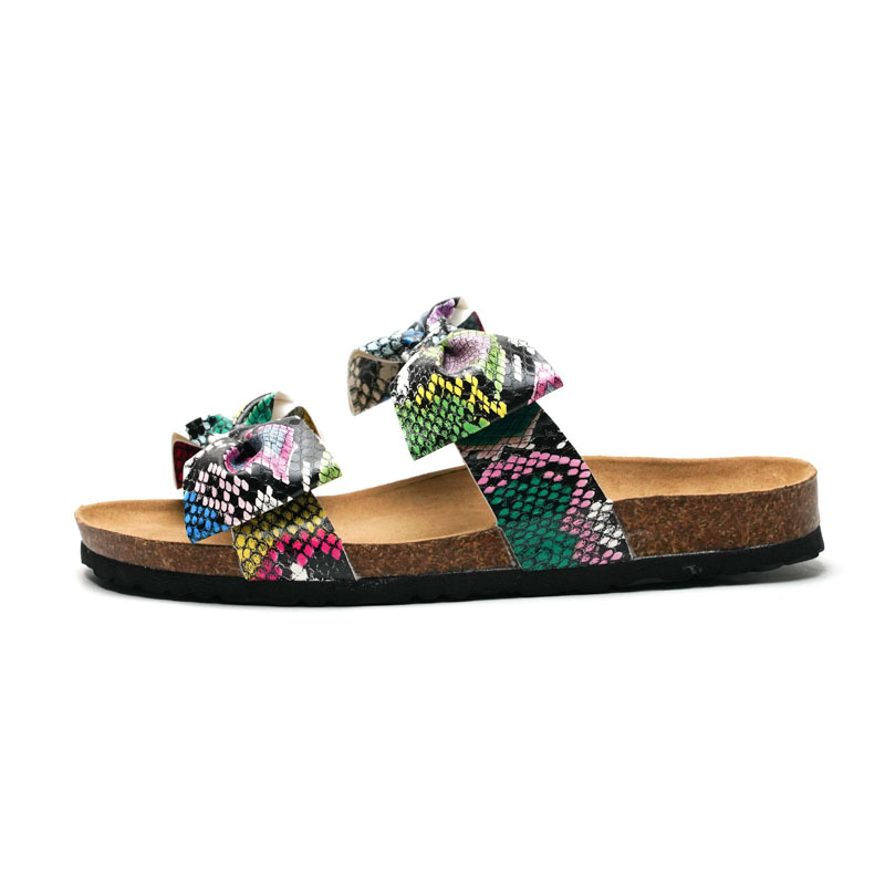 Comfortable Cork Slippers For Women Lightweight Beach Sandals_voghion.com