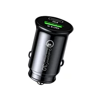 Зарядное устройство для машины USB QC3.0+PD 18–38 В, один и два USB, компактное питание DC 12–24 В