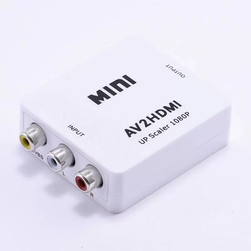 Преобразователь AV в HDMI USB для AV 1080p HD видеовывод, поворотный
