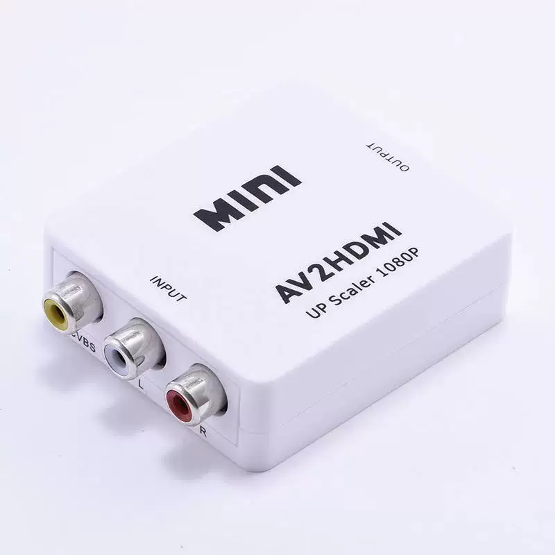 Преобразователь AV в HDMI USB для AV 1080p HD видеовывод, поворотный
