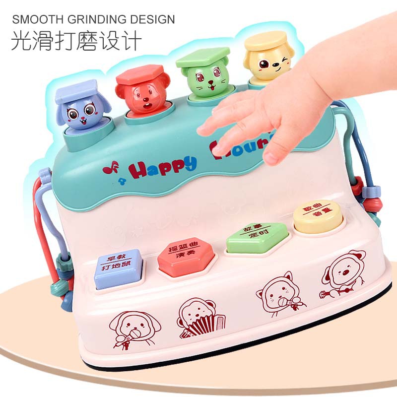 Baby Music máquina de educación temprana juguetes infantiles simulación teléfono fijo 1-2 años niños y niñas