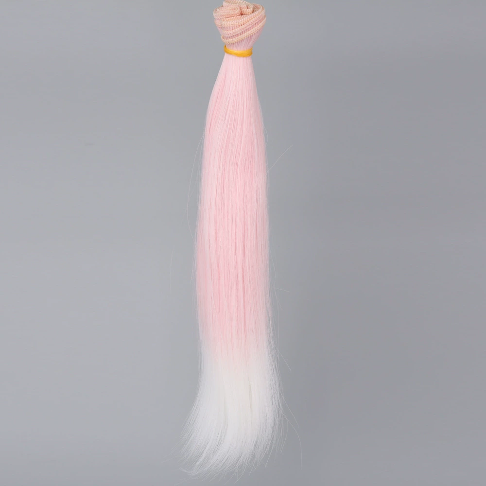 Прическа куклы, прямой градиент DIY, длиной 1 м (подходит для голов BJD), варианты Multicolor