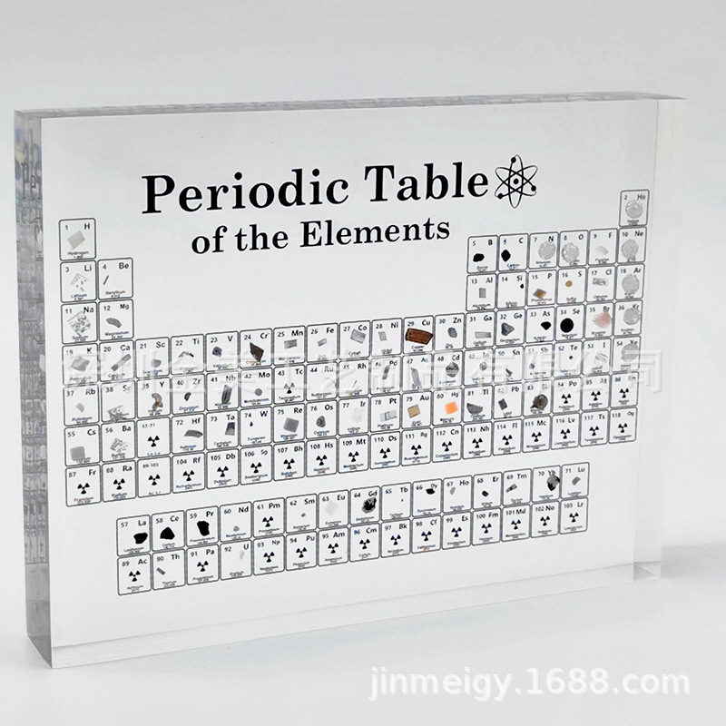 Acrylic Material object element Periodic Table Acrylic element Chemistry Decoration Material object Chemistry Collection