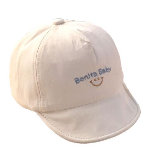 Foreign Trade Baby Hat, Boys Duck Bill Hat with Smiling Letters, Children's Baseball Cap, Korean Style Girls' Sun Hat