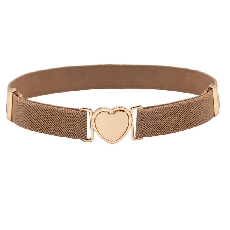 Popular japonés en línea celebridad cinturón para niños niñas decorativas perezoso sin agujeros niña estudiantes de primaria suelta cintura simple pequeña