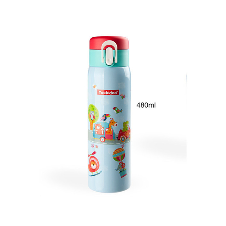 Yookidoo niños bebé termo taza 304 de acero inoxidable padre-hijo termo taza hervidor