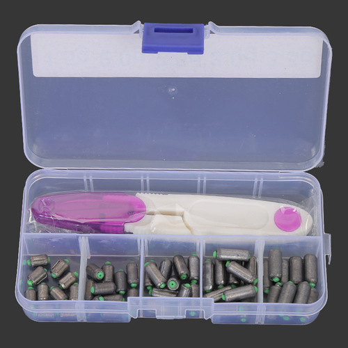 50 pieces boxed fast lead soft core lead picogram lead table fishing competitive scale lead belt scissors fishing gear fishing gear accessories