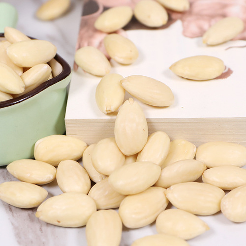 Original peeled almond kernels 500g new goods raw almonds and almonds bulk batan wood baked nuts wholesale