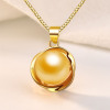 Necklace, pendant from pearl, fashionable chain for key bag , silver 925 sample, french style, simple and elegant design, does not fade