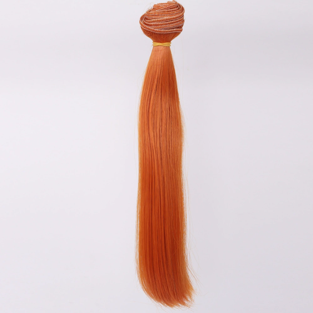 Doll Wig Straight Hair, DIY 25 cm, Synthetic Doll Hair Weft, Multiple Color Codes