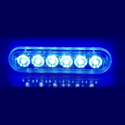 Cross-Border 12-24v highlight single Other Automotive Exterior Supplies - pure-blue-6led-12-24vabs-bright