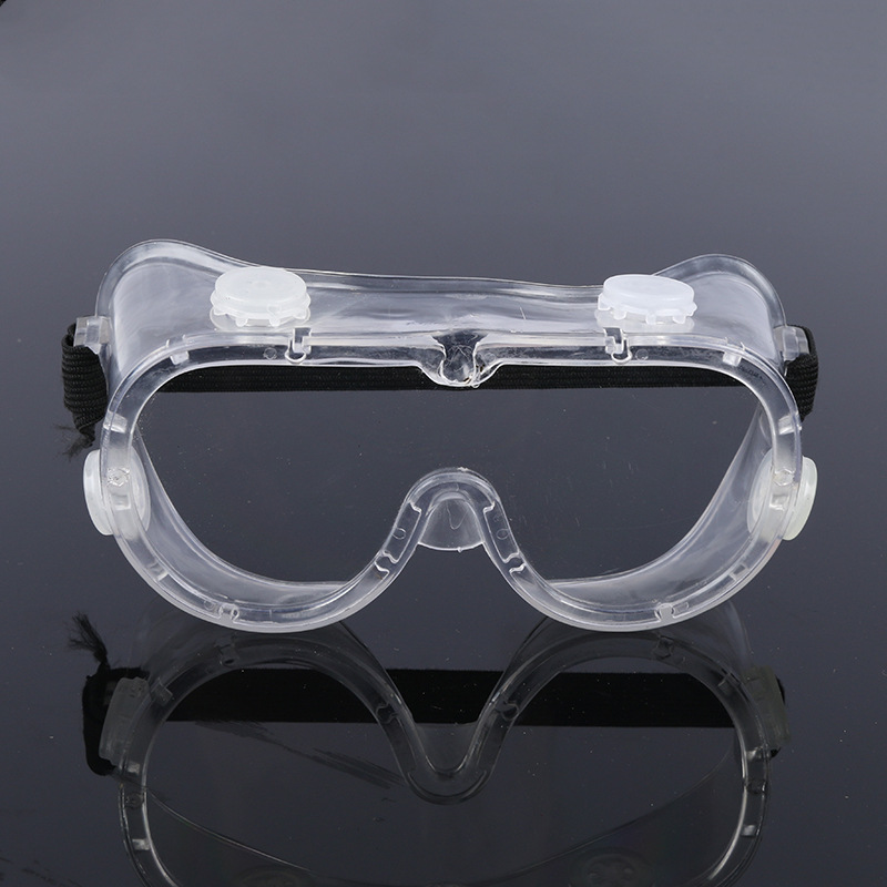 Four-Bead Goggles, Anti-Droplet, Wind and Sand, Dust-Proof, Anti-Fog, Transparent Protective Glasses, Fully Enclosed, Labor Protection Processing and Customization