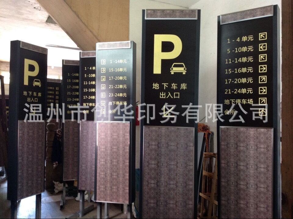 小区导视牌地产标识牌住宅小区标识牌小区道路指示牌立牌