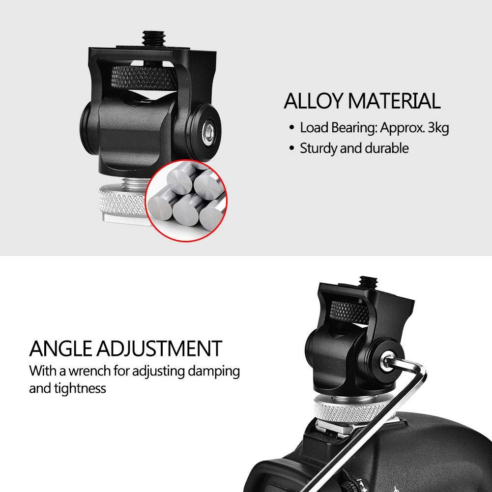 Jingshengda amortiguación ajustable Caracol PTZ conejo jaula Monitor zapato caliente soporte fijo SLR Cámara accesorios trípode
