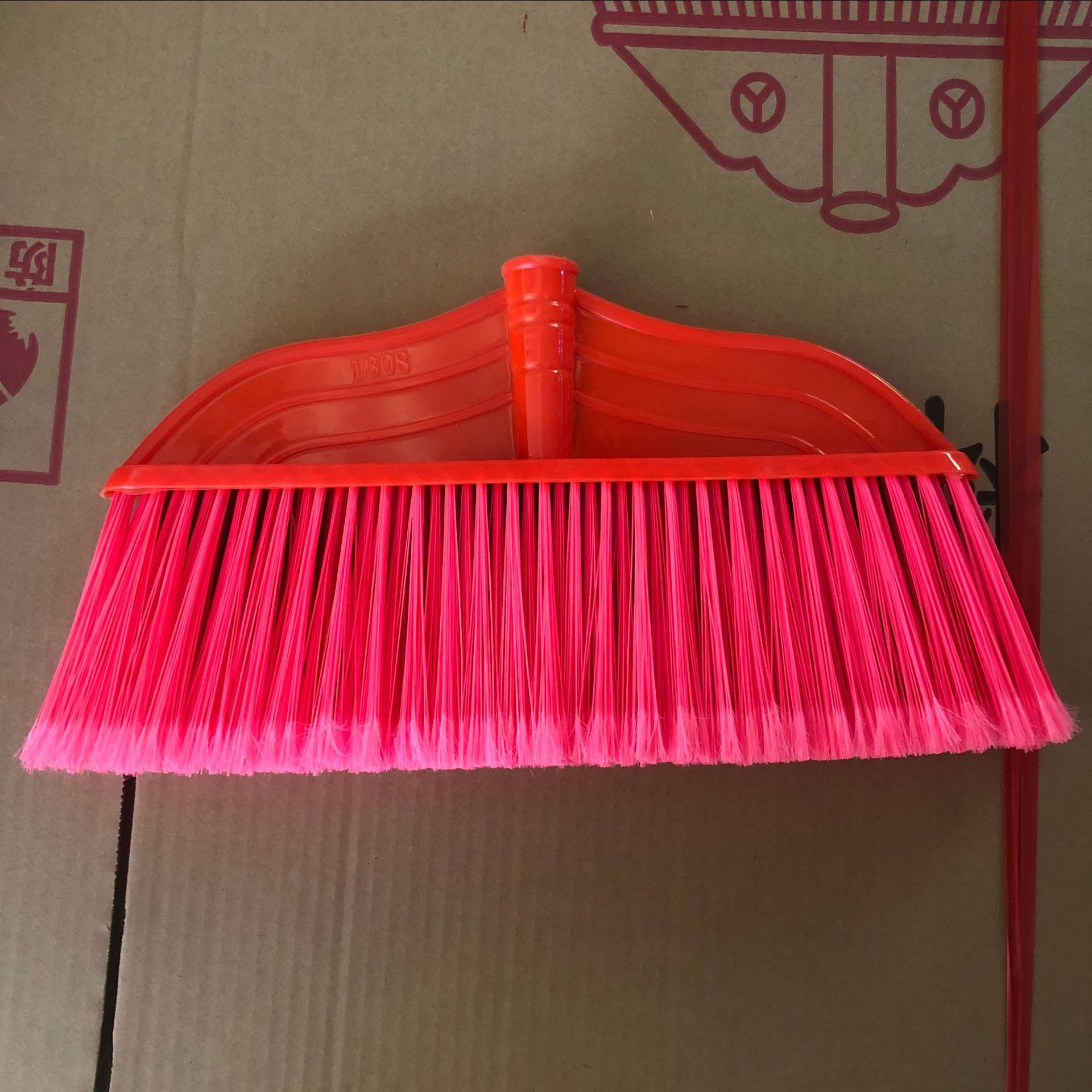 扫把厂家直销普通扫把工厂家用学校单个清洁工具塑料加厚清洁扫把