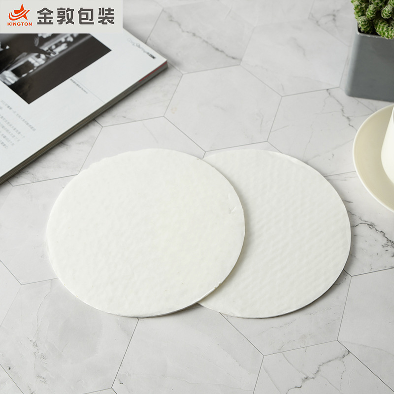工厂现货蛋糕巧克力纸垫 曲奇烘培缓冲纸垫 三层白色食品纸垫