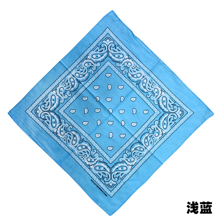 Square Bandana (Yiwu) Harajuku Printed, Imitation Cotton, 54 cm, Hip-Hop Headscarf