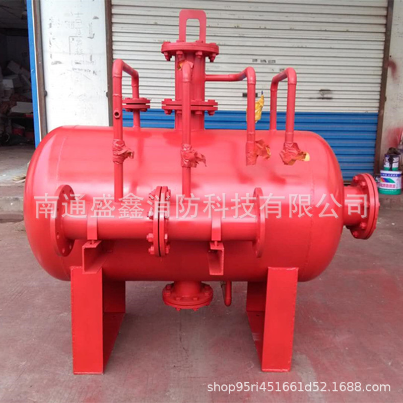 压力式泡沫比列混合装置PHYM32/20厂价销售卧式立式1吨泡沫消防罐