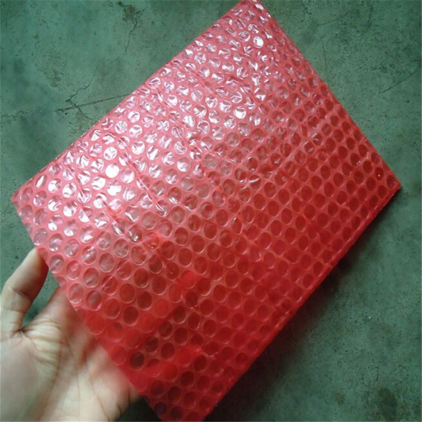 东莞直销红色防静电气泡袋 加厚泡沫袋 环保汽泡膜 全新泡泡袋