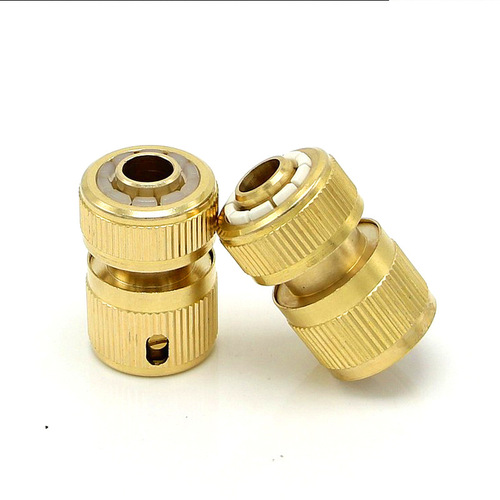 Car wash water pipe connection 4 points all-copper water connection inner diameter 11 outer diameter 16 water pipe quick connection quick connector hose accessories