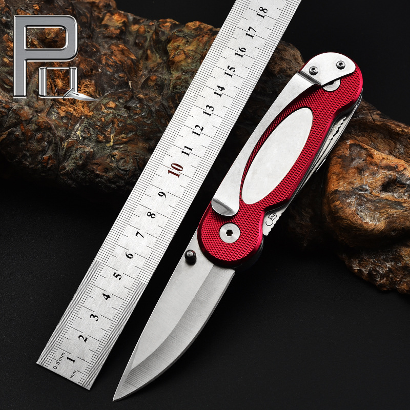 厂家批发美工刀不锈钢折叠壁纸美工刀多功能折叠刀户外防身小刀