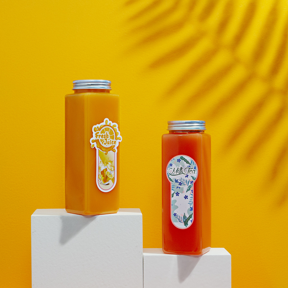 Plastic transparent bottle