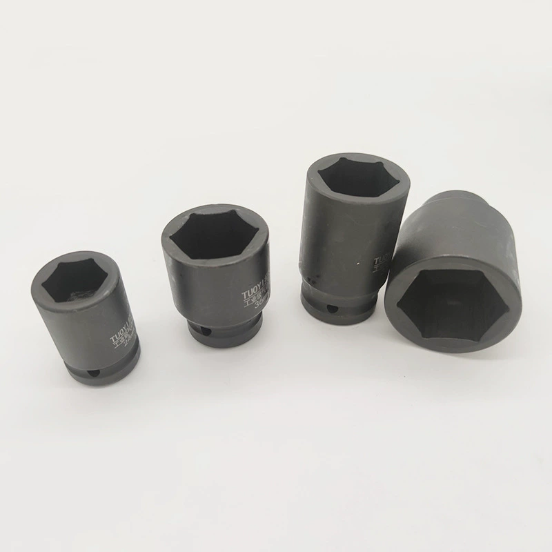 3/4 hexagonal socket head chrome vanadium steel pneumatic 19 square hole heavy socket air cannon hardware tools wholesale small flying socket