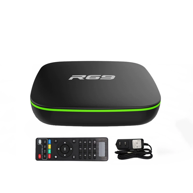 Android TV Box R69 H3, 2ГБ+16ГБ, сетевой смарт-тюнер, Wi‑Fi