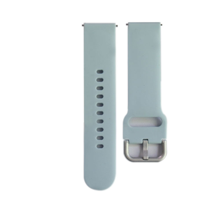 Para Samsung Galaxy reloj Active2 correa de silicona de color sólido 20/22mm correa universal en stock