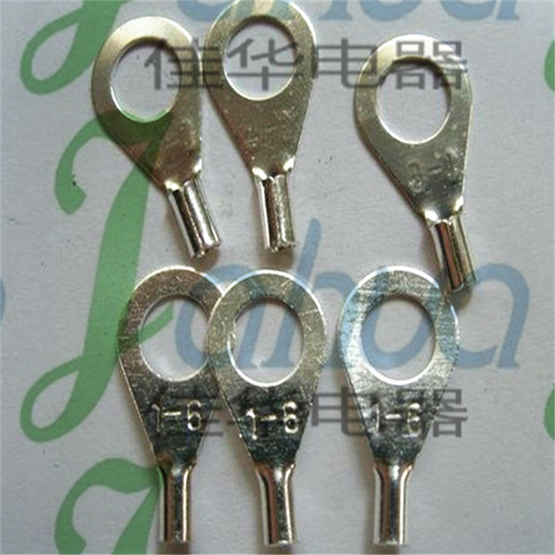 OT1-6 裸端头 冷压接线端子 铜鼻子 紫铜